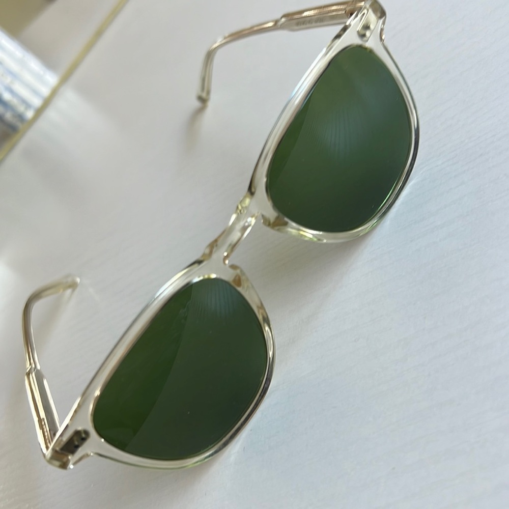 Garrett Leight- Brooks Mens Sunglasses Pure Glass Brand New